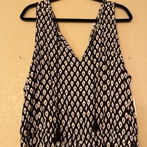 Wide legged cute jump suite